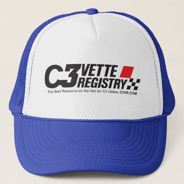Camionero Gorra del logotipo de C3VR (Anverso)
