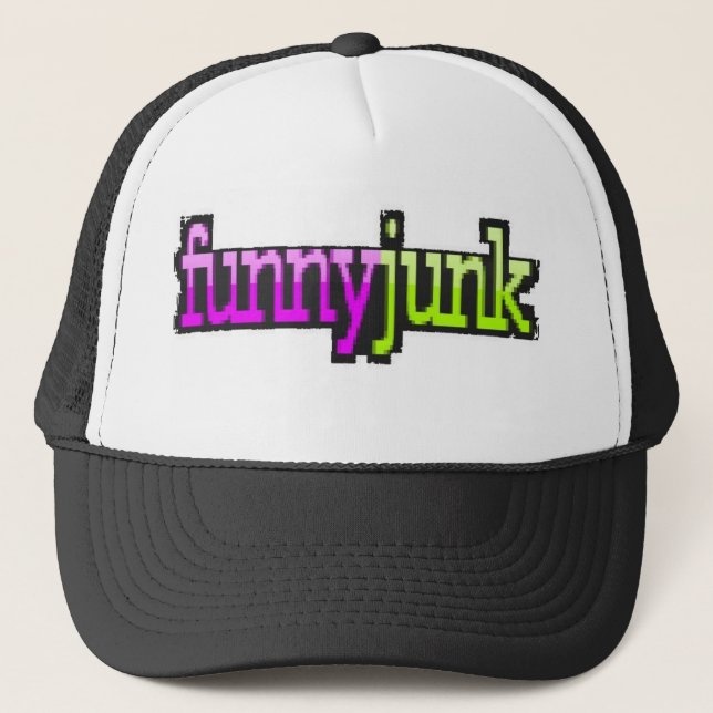 Camionero Gorra del logotipo de Funnyjunk (Anverso)