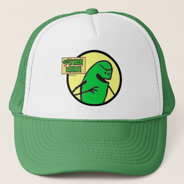 Camionero Gorra del logotipo de Green Weenii (Anverso)