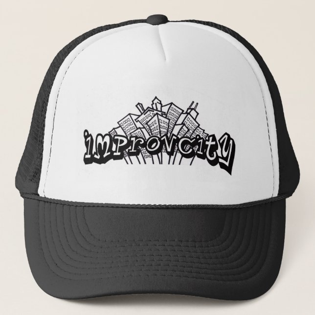 Camionero Gorra del logotipo de ImprovCity (Anverso)