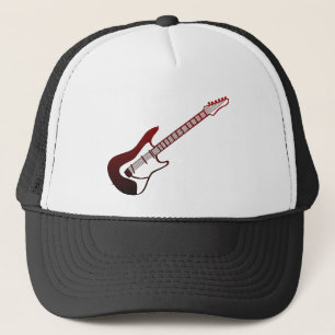 Camionero Gorra del logotipo de la guitarra del callejón de
