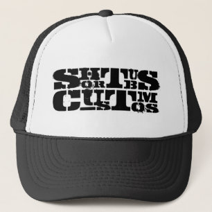 Camionero Gorra del logotipo de las aduanas de Shortbus