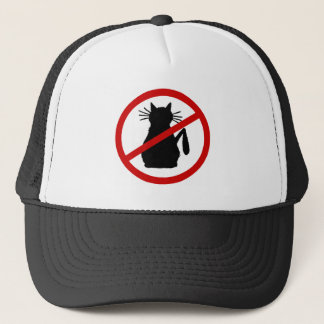 Camionero Gorra del logotipo de los enemigos del gato