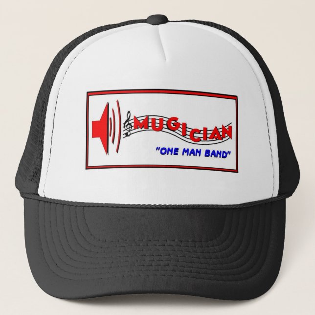 Camionero Gorra del logotipo de Mugician (Anverso)