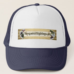 Camionero gorra del logotipo de sasquatchsightings.org