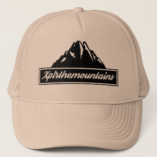 Camionero Gorra del logotipo de Xplrthemountains