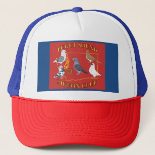 Camionero Gorra del logotipo del club de la paloma de Puget