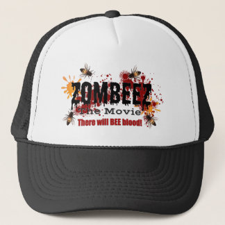 Camionero Gorra del logotipo negro de ZOMBEEZ