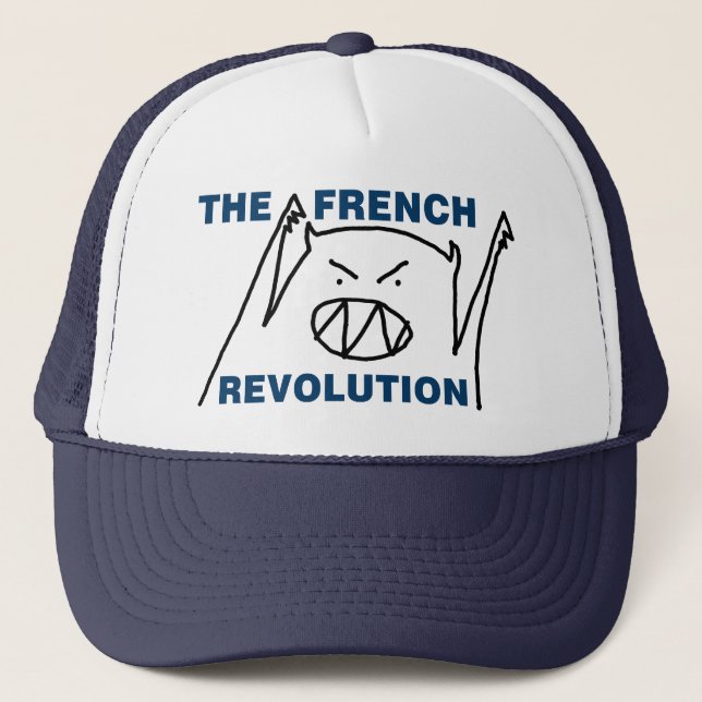 Camionero Gorra del monstruo de TFR (azul marino/blanco) (Anverso)