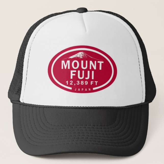 Camionero Gorra del Monte Fuji de 12.389 FT (Anverso)