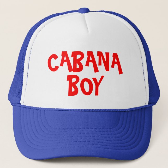 Camionero Gorra del MUCHACHO de la CABAÑA (Anverso)