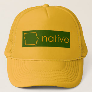 Camionero Gorra del natural de Iowa