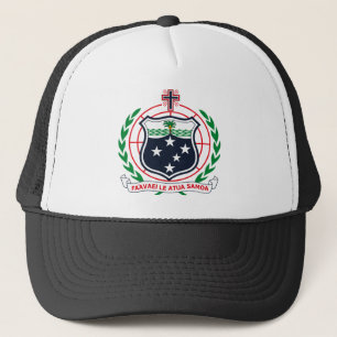 Camionero Gorra del oeste del escudo de armas de Samoa