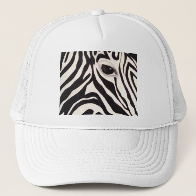 Camionero gorra del ojo de la cebra (Anverso)