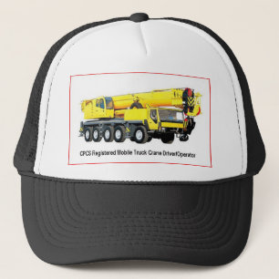 Camionero Gorra del operador de grúa
