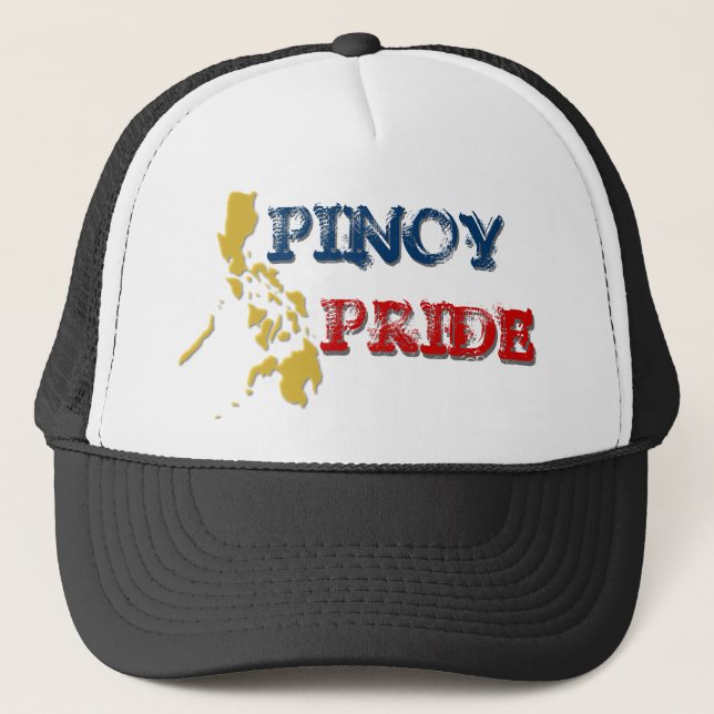 Camionero Gorra del orgullo de Pinoy (Anverso)