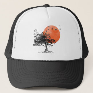 Camionero Gorra del parque de la puesta del sol