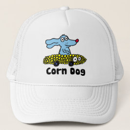 Camionero gorra del perro de maíz