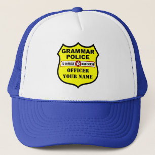 Camionero Gorra del personalizable de la policía de la