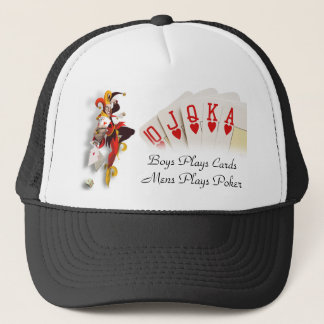 Camionero Gorra del póker de los hombres