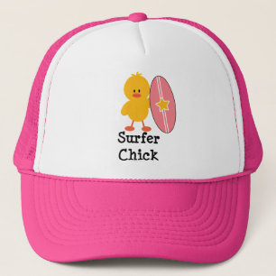 Camionero Gorra del polluelo de la persona que practica surf
