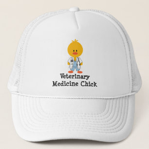 Camionero Gorra del polluelo de la veterinaría