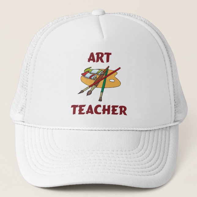 Camionero Gorra del profesor de arte (Anverso)