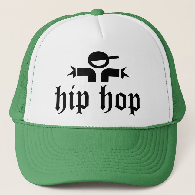 Camionero Gorra del rap de Hip Hop (Anverso)