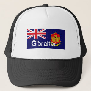 Camionero Gorra del recuerdo de la bandera de Gibraltar