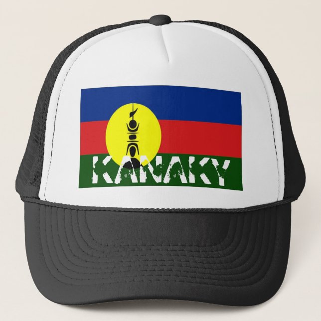Camionero Gorra del recuerdo de la bandera de Nueva (Anverso)