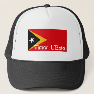 Camionero Gorra del recuerdo de la bandera de Timor Oriental