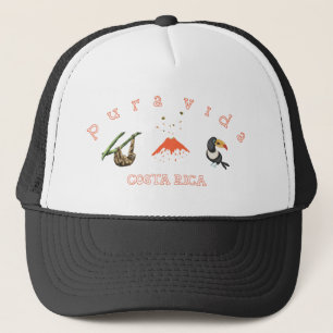 Camionero Gorra del recuerdo de Toucan del volcán de la