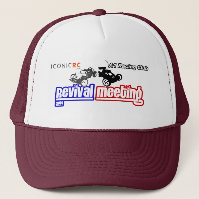 Camionero Gorra del renacimiento de IconicRC - marrón (Anverso)