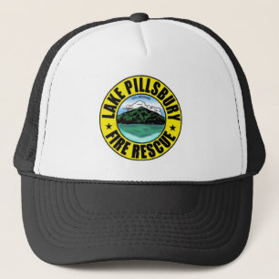 Camionero Gorra del rescate del fuego de Pillsbury del lago