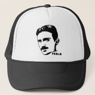 Camionero Gorra del retrato de Nikola Tesla