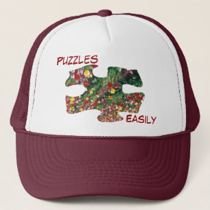 Camionero Gorra del rompecabezas de los tulipanes