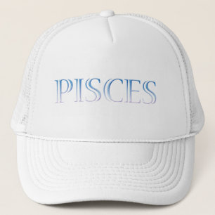 Camionero Gorra del Rótulo de Piscis