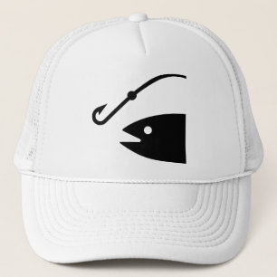 Camionero Gorra del símbolo de la pesca
