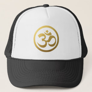 Camionero Gorra del símbolo de OM del oro