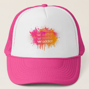 Camionero gorra del sparypaint de la parodia del adicto 2008