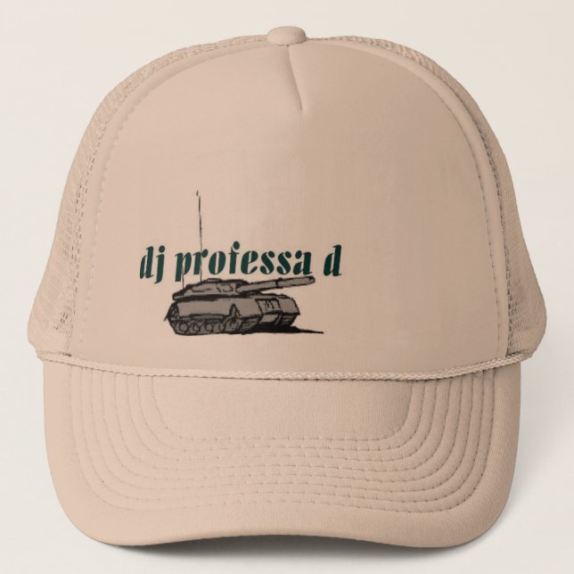 Camionero gorra del tanque del professa d de DJ (Anverso)
