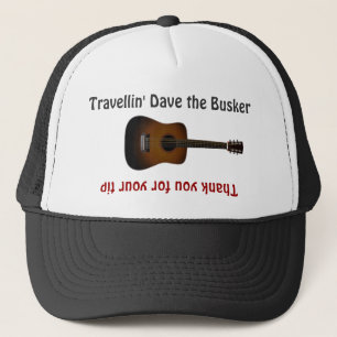 Camionero Gorra del tarro de la extremidad de la guitarra de