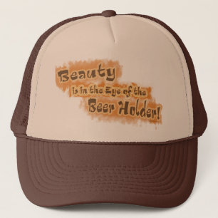 Camionero Gorra del tenedor de la cerveza