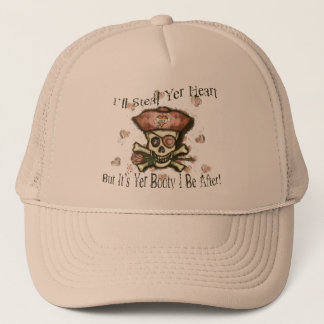 Camionero Gorra del tono de la sepia del pirata del el día