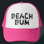 Camionero Gorra del trucket del vago de la playa del vintage<br><div class="desc">Gorra del trucket del vago de la playa del vintage para el fiesta y más del Bbq del verano. El personalizado colorea rosa del neón del IE. Conveniente para los muchachos y los chicas. Plantilla rústica de la tipografía. Diseño divertido de la cita para las mujeres de los hombres y...</div>