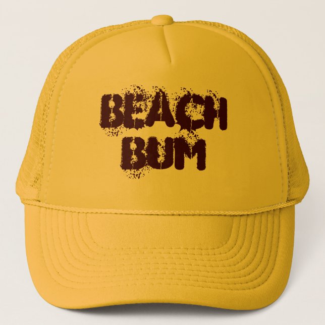 Camionero gorra del vago de la playa (Anverso)