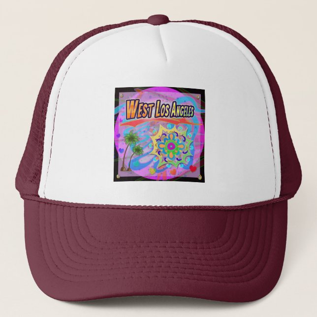Camionero Gorra del Verdadero Progreso del Oeste de Los Ánge (Anverso)