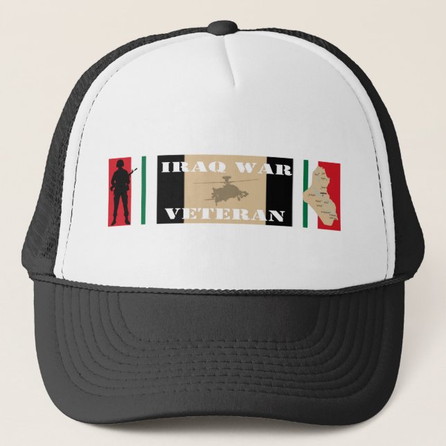 Camionero Gorra del veterano de guerra de Iraq (Anverso)