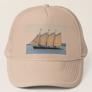 Camionero gorra del windjammer de Maine