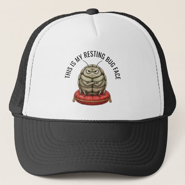 Camionero Gorra divertida de insecto (Anverso)